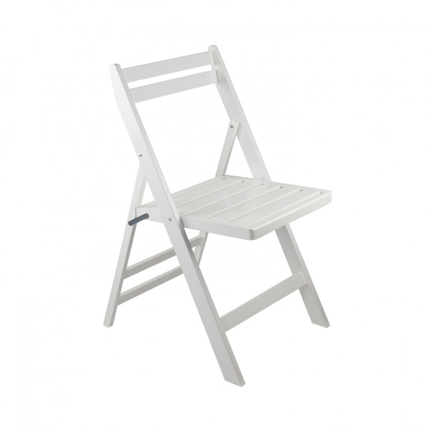 alquiler sillas blancas de madera