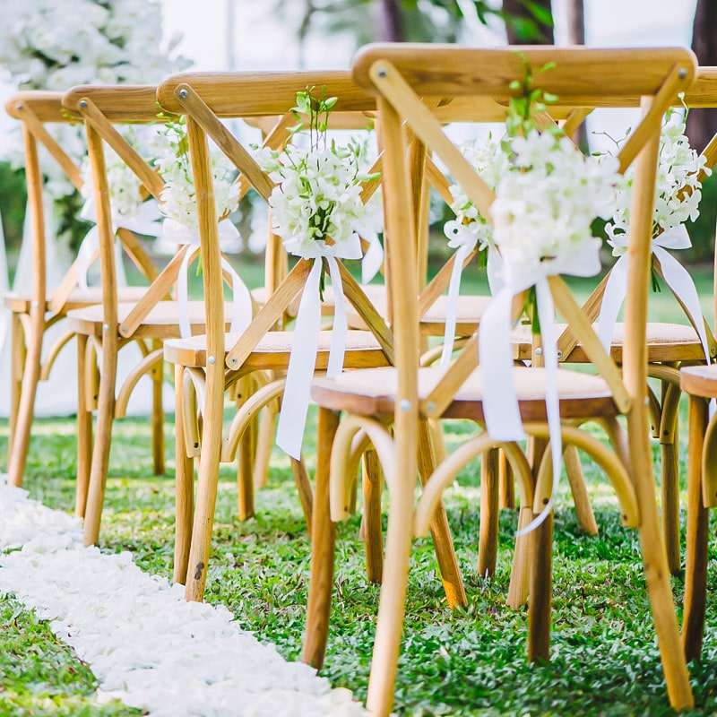 Alquiler Sillas Crossback de Madera - Imagen 3