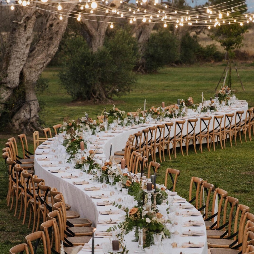 Alquiler Mesas serpentina para bodas - Imagen 2